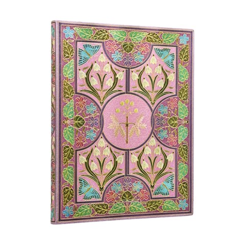 Mimosa (Poetry in Bloom) Ultra Lined Softcover Journal (Elastic Band Closure)
