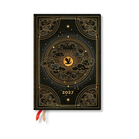 2027 Shadows of Navarre (Fourth Wing) Midi Hardcover 12-Month Dayplanner (Elastic Band Closure)
