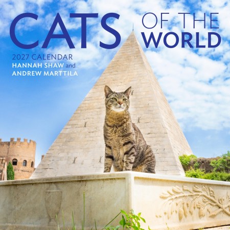 Cats of the World Wall Calendar 2027