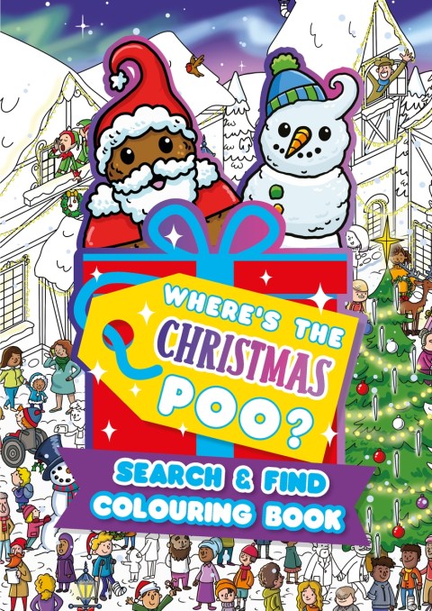 Where’s the Christmas Poo? A Search and Find Colouring Book