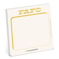 FAFO Sticky Note