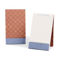Saffron Checkerboard Little Reminders Pocket Pad