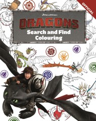 DreamWorks Dragons: Search and Find Colouring Book